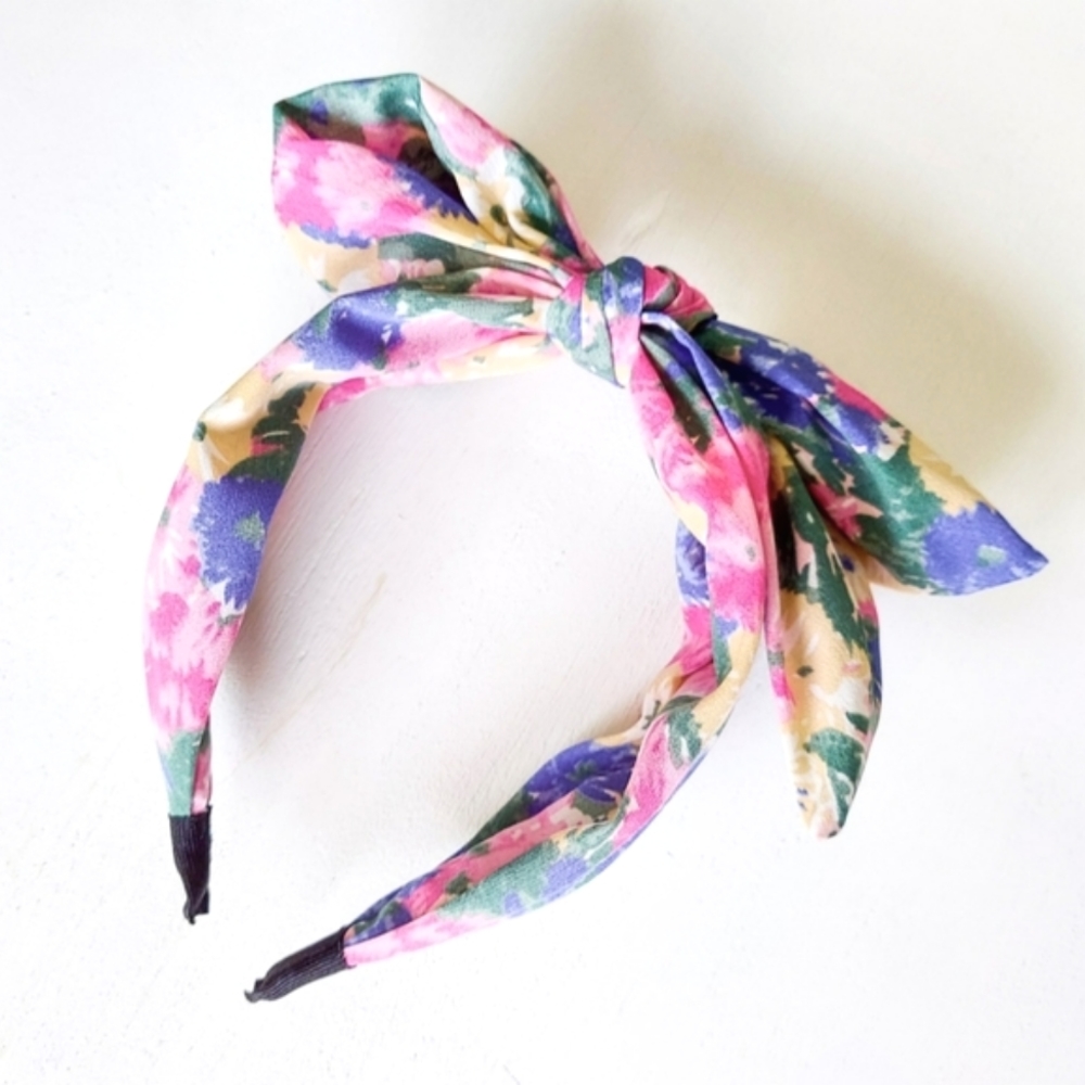 Rene Floral Bow Headband II